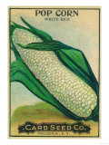 Pop Corn Seed Packet Posters
