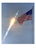 Apollo 11 Launch Photograph - Cape Canaveral, FL Posters