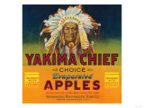 Yakima Chief Apple Label - Yakima, WA Prints