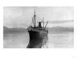 View of the SS Alaska in the Bay - Cordova Bay, AK Posters