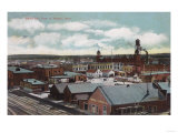 Aerial View of the Town, Train Tracks - Nampa, ID Photo