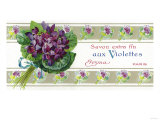 Violettes Soap Label - Paris, France Pósters