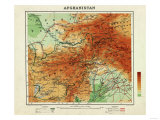 Afghanistan - Panoramic Map - Afghanistan Posters