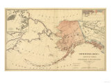 Alaska - Panoramic State Map Prints