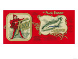 Faust Salmon Can Label - Fidalgo Island, WA Pósters