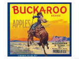 Buckaroo Apple Label - Wenatchee, WA Prints