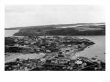 Aerial view of Kodiak, Alaska Photograph - Kodiak, AK Posters