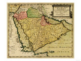 Arabian Peninsula of the Middle East, Poster