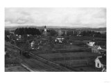 Aerial View of the Town - Monmouth, OR Posters
