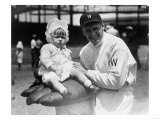 Walter Johnson Pitcher Holding Child Baseball Photograph - Washington, DC Posters Walter Johnson Pitcher Holding Child Baseball Photograph - Washington, DC Posters