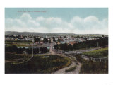 Aerial View of the Town - Dallas, OR Posters