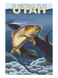 Cutthroat Trout Fishing - Utah Photo