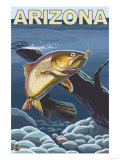 Cutthroat Trout Fishing - Arizona Posters