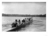 Yale Rowing Crew During Practice Photograph - New Haven, CT Prints