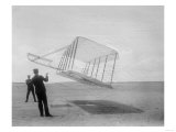 Wilbur and Orville Wright Flying Glider Photograph Posters
