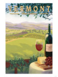 Vermont - Wine Country Scene Posters