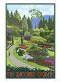 Butchart Gardens - Brentwood Bay, British Columbia, Canada Pósters