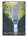 Multnomah Falls, Oregon - Maiden of the Falls Posters