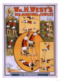 West's Big Minstrel Jubilee - Gymnasts Poster Posters