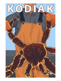 Kodiak, Alaska - Alaskan King Crab Prints