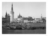 View of the Kremlin and the Moscow River Photograph - Moscow, Russia Posters