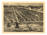 Asbury Park, New Jersey - Panoramic Map Photo