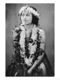 A Hawaiian Hula Dancer Photograph - Hawaii Posters
