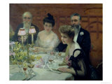 The Corner of the Table, 1904 Giclee Print by Paul Chabas