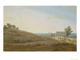 Hut with a Well on the Rugen reproduction procédé giclée par Caspar David Friedrich
