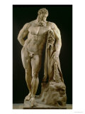 The Farnese Hercules, Roman Copy of Greek Original Giclée-Druck von Lysippos 