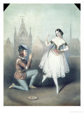 La Esmeralda: Carlotta Grisi Giclee-trykk av Augustus Jules Bouvier La Esmeralda: Carlotta Grisi Giclee-trykk av Augustus Jules Bouvier