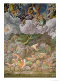 Olympus and Zeus Destroying the Rebellious Giants, Walls of the Sala Dei Giganti, 1530-32 Lámina giclée por Giulio Romano Olympus and Zeus Destroying the Rebellious Giants, Walls of the Sala Dei Giganti, 1530-32 Lámina giclée por Giulio Romano
