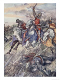 Rushed Into the Fray Like Madmen Bent Upon Sudden Death, The Story of France, 1920 Giclee Print by William Rainey