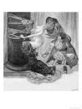 The Five Senses: Touch, c.1912 Giclee-trykk av Franz Von Bayros