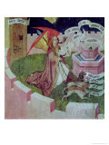 Altarpiece of the Dominicans: the Mystical Hunt, c.1470-80 reproduction procédé giclée par Martin Schongauer