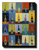 Vino Stretched Canvas Print by Joe Esquibel