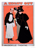 Advertisement For A Night Out, at the Vaudeville Theatre Giclée-tryk Advertisement For A Night Out, at the Vaudeville Theatre Giclée-tryk