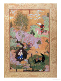 Khusrau Sees Shirin Bathing in a Stream, from the Khamsa of Nizami, 1539-43 Lámina giclée