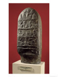 Kudurru of King Melishikhu II Depicting Babylonian Emblems, from Susa Giclee Print by Mesopotamian 