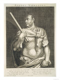 Aullus Vitellius Emperor of Rome 68 Ad Lámina giclée por Titian (Tiziano Vecelli)