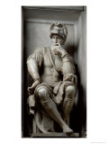 Statue of Lorenzo De' Medici reproduction procédé giclée par Michelangelo Buonarroti 