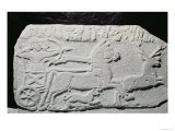 Relief Depicting a Deer Hunt Giclee Print by Hittite 