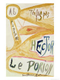 Illustrated Version of a Poem from the Calligrammes Collection Reproduction procédé giclée par Guillaume Apollinaire