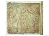 Relief from the Central Palace, Nimrud, Assyrian, 745-727 BC Reproduction procédé giclée par Assyrian 