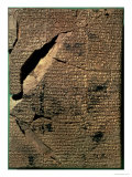 Tablet with Cuneiform Script, c.500 BC Giclee Print by Babylonian 