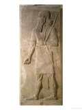 Relief of an Assyrian Warrior, from the Palace of Sargon II at Khorsabad, Iraq Reproduction procédé giclée par Assyrian 