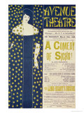 Poster Advertising A Comedy of Sighs, a Play by John Todhunter, 1894 Giclée-Druck von Aubrey Beardsley