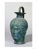 Oinochoe in the Form of the Head of a Young Man, Known as the Tete de Gabies, c.400 BC Giclee Print by Etruscan 