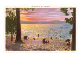 Spiaggia del lago Tahoe Stampa giclée Spiaggia del lago Tahoe Stampa giclée