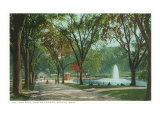 Frog Pond, Common, Boston, Massachusetts Stampa giclée Frog Pond, Common, Boston, Massachusetts Stampa giclée